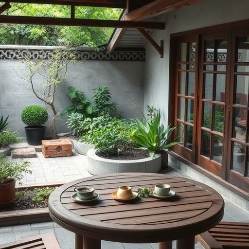 广州品茶工作室露台环境