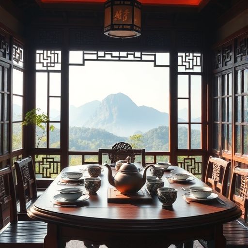 广州白云茶肆场景