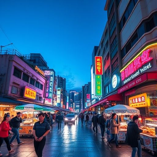 广州天河区夜景