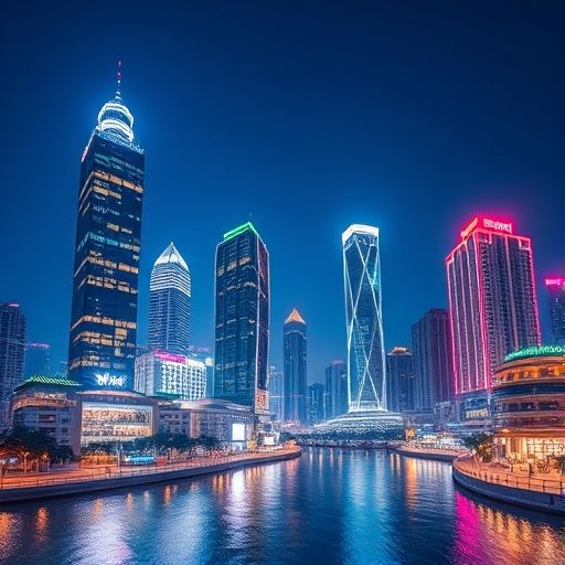 珠江新城夜景
