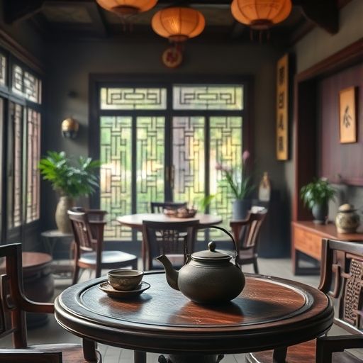 广州喝茶工作室室内场景