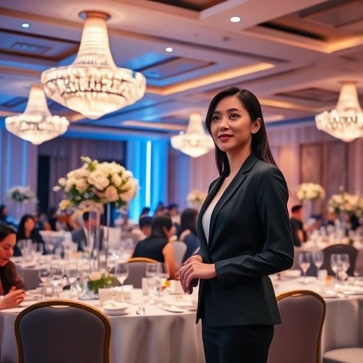 模特担任礼仪