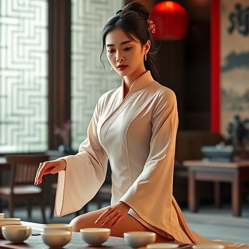 茶艺师的曼妙身姿