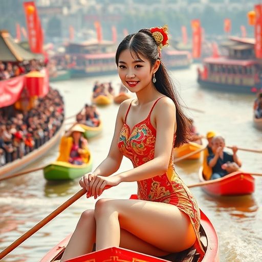 葵花浦龙舟节盛况