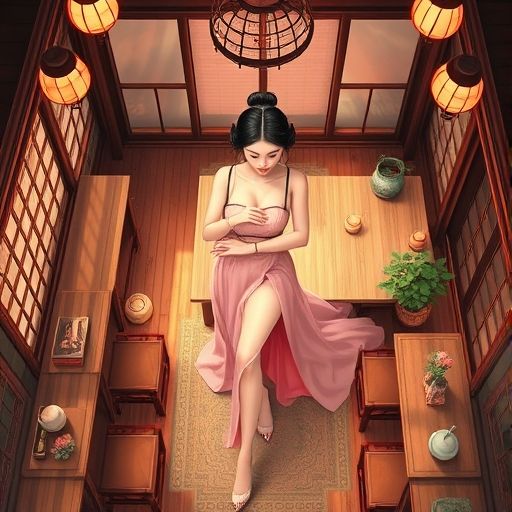 古色古香的茶肆氛围