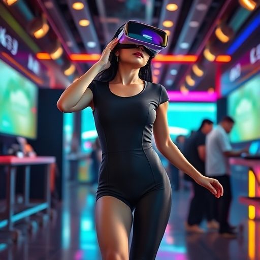 VR设备体验，充满乐趣