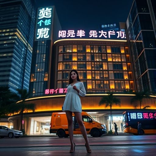 深圳龙华休闲会所夜景