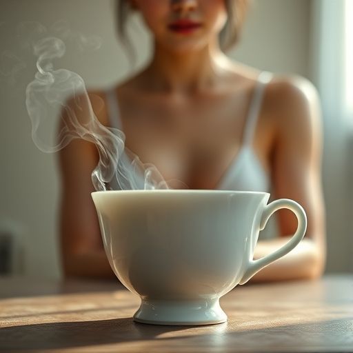 茶杯茶汤特写