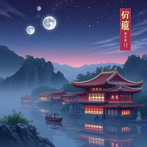 香薰瓶与绿植的精致组合