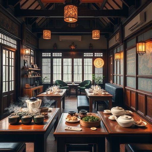广州茶肆内部