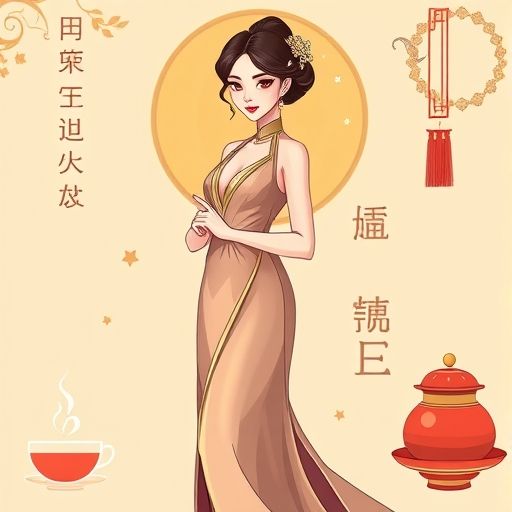 茶文化知识插画