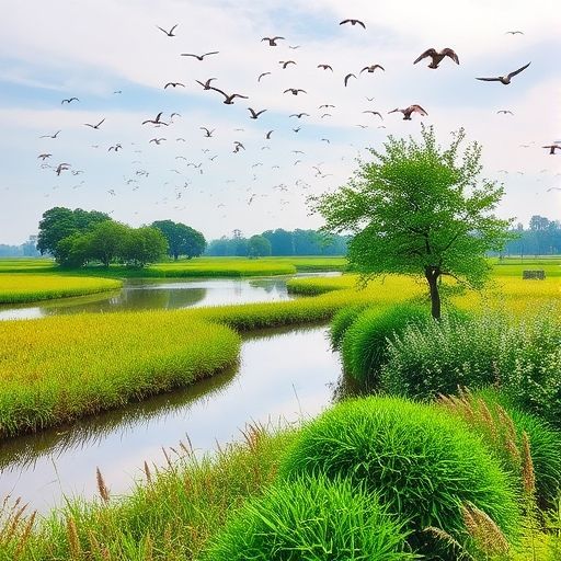 海珠湿地公园自然风光