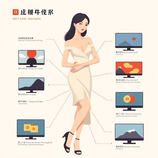 展示横幅广告、信息流广告、文字链广告等不同形式的示意图