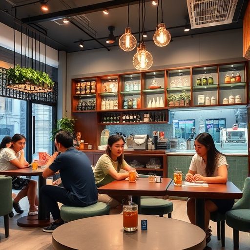 福田现代茶饮店
