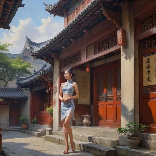 陈家祠附近茶楼外景