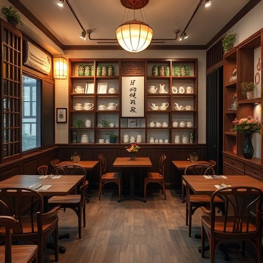 福田茶肆内部环境
