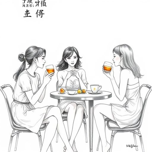茶友交流插画