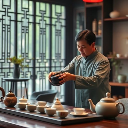 广州天河品茶工作室茶艺表演