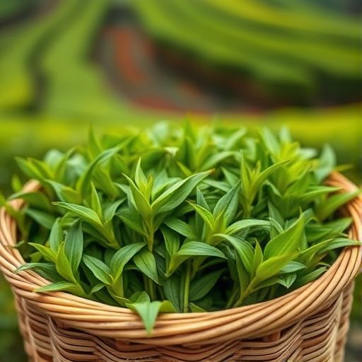 新鲜绿茶
