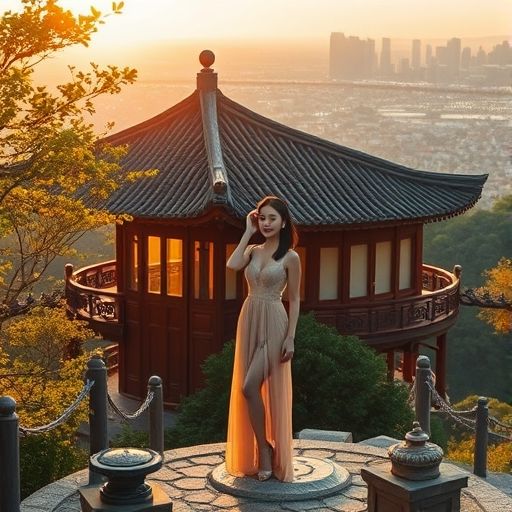 白云山茶肆风景