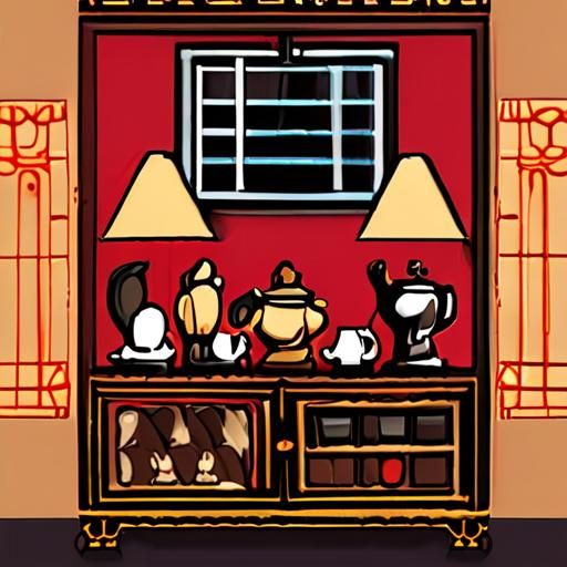 旧时光茶肆复古氛围