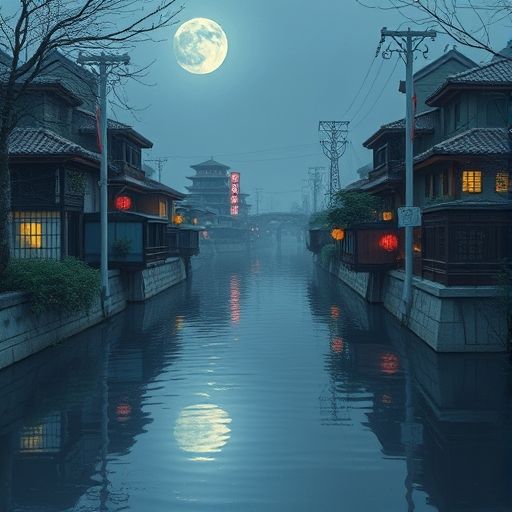 夜色下的城市景象
