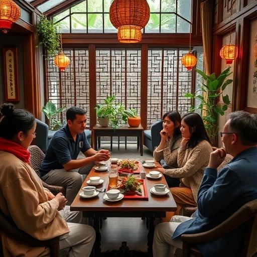 深圳宝安喝茶交流场景