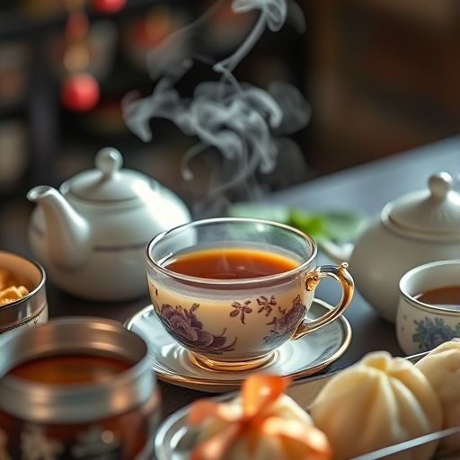 深圳龙华喝茶服务茶具与点心