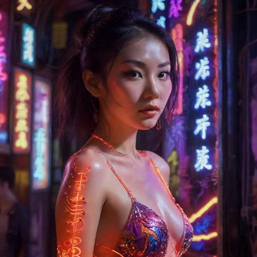 夜场霓虹灯招牌