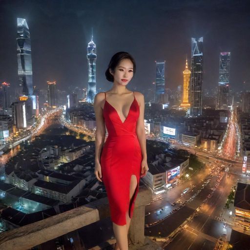 佛山葵花浦典论夜场全景效果图