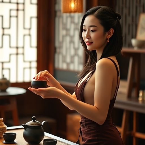 茶艺师讲解场景