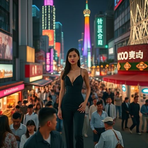 COCO Park夜景展现繁华气息