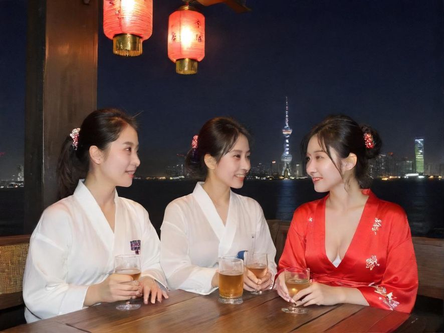 广州夜场会所炫酷灯光氛围
