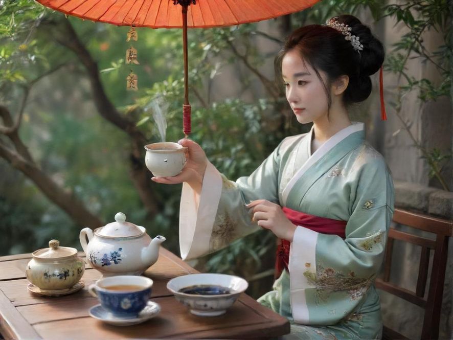 深圳高端茶艺会所的奢华包厢，暖色灯光营造出私密而温馨的氛围。