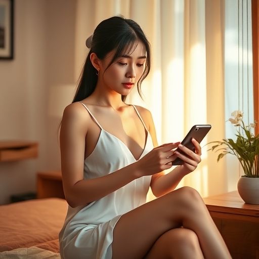 在舒适环境中浏览手机上的论坛页面