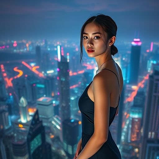 广深夜景