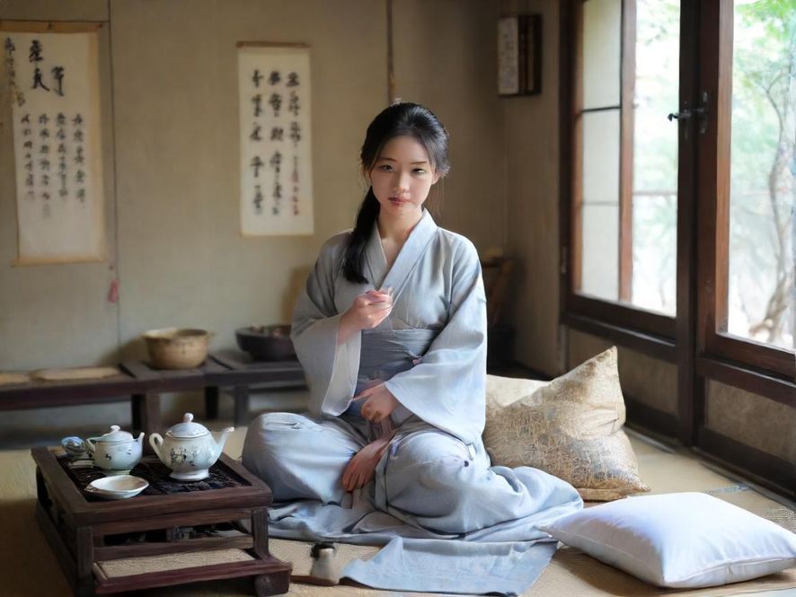 深圳高端喝茶茶艺师优雅表演