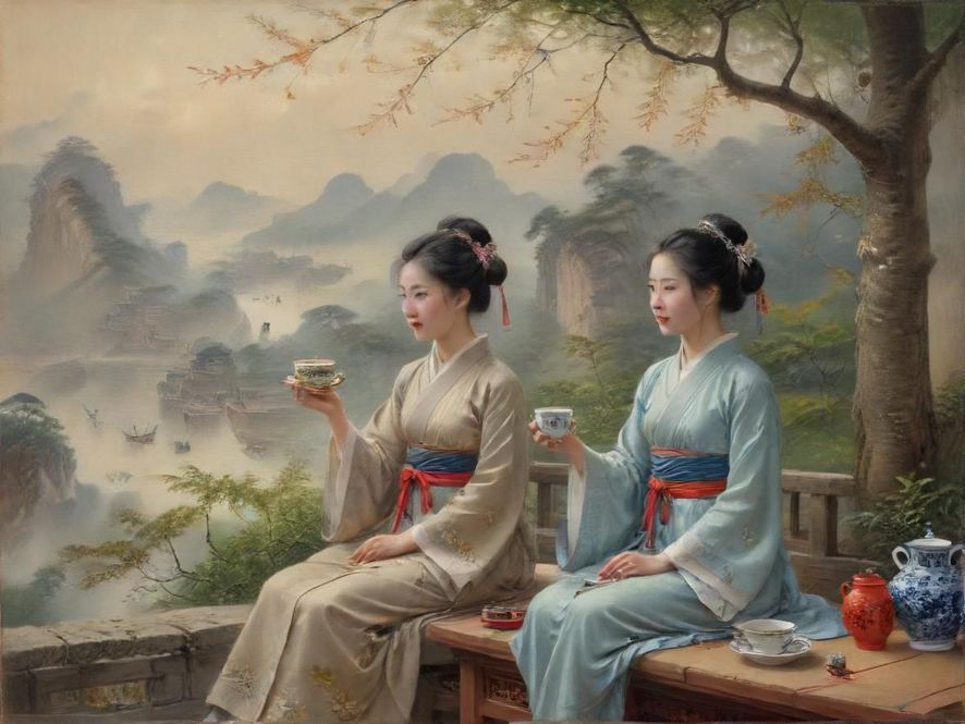 深圳喝茶工作室内部茶艺场景