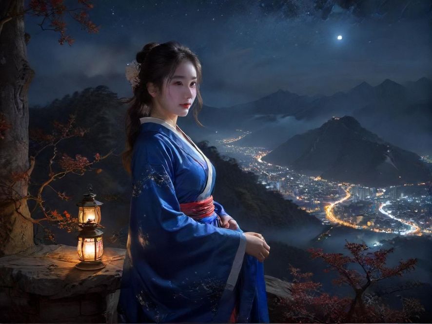 佛山夜景氛围