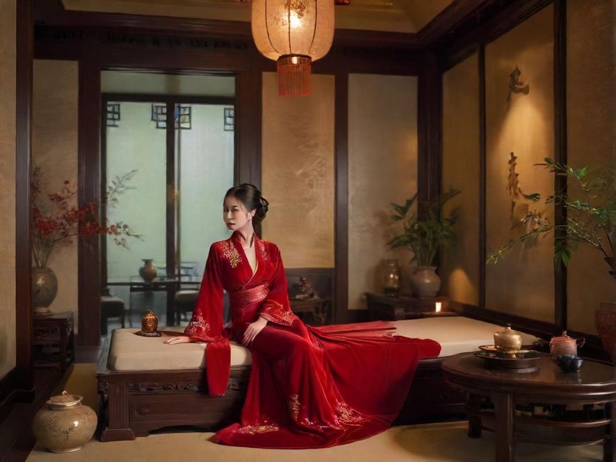 广州高端品茶会所内景
