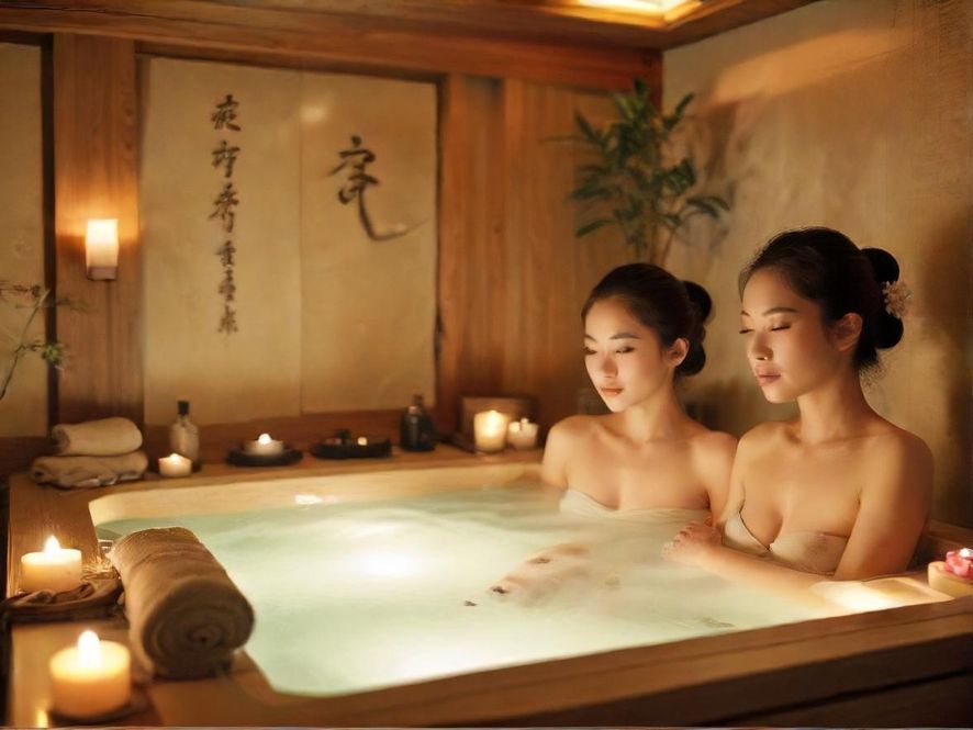 广州高端SPA会所内部，展现其宁静与私密感