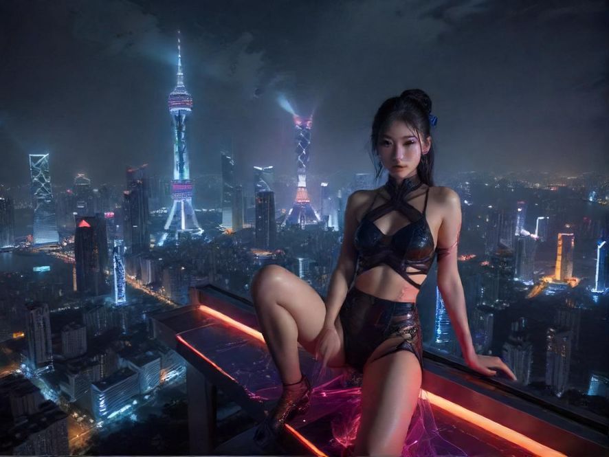 广深城市夜景