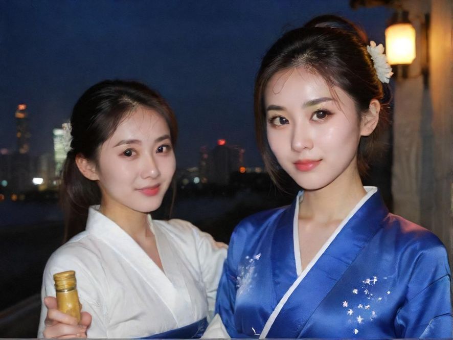 广州夜场酒吧街头景象