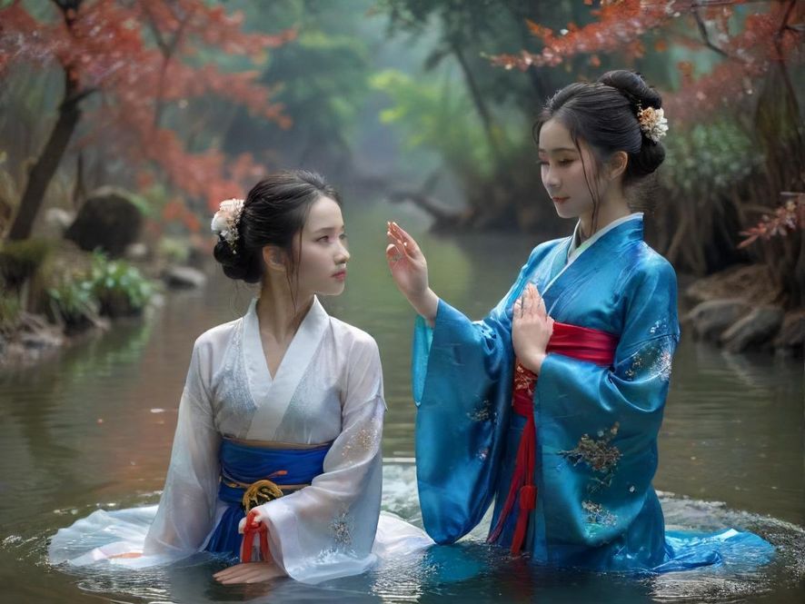 广州一家高端水疗会所的休息区，灯光柔和，氛围感十足。