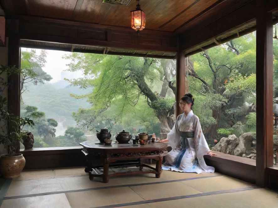 深圳龙岗一家环境雅致的休闲场所内部
