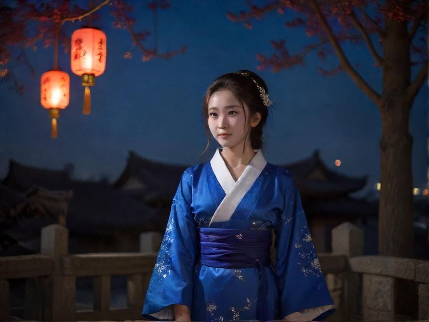深圳夜景下的信息探索