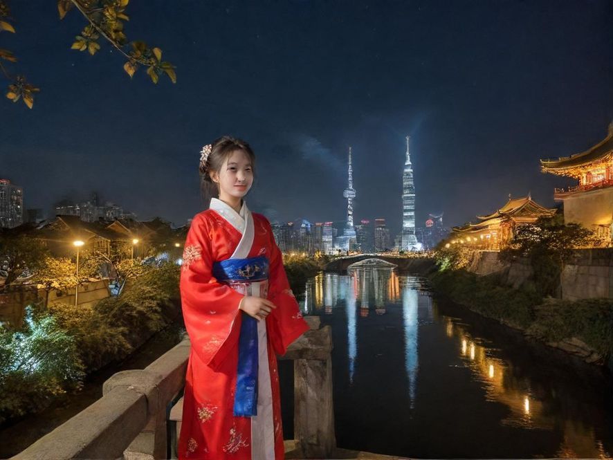 广州夜场休闲娱乐街景