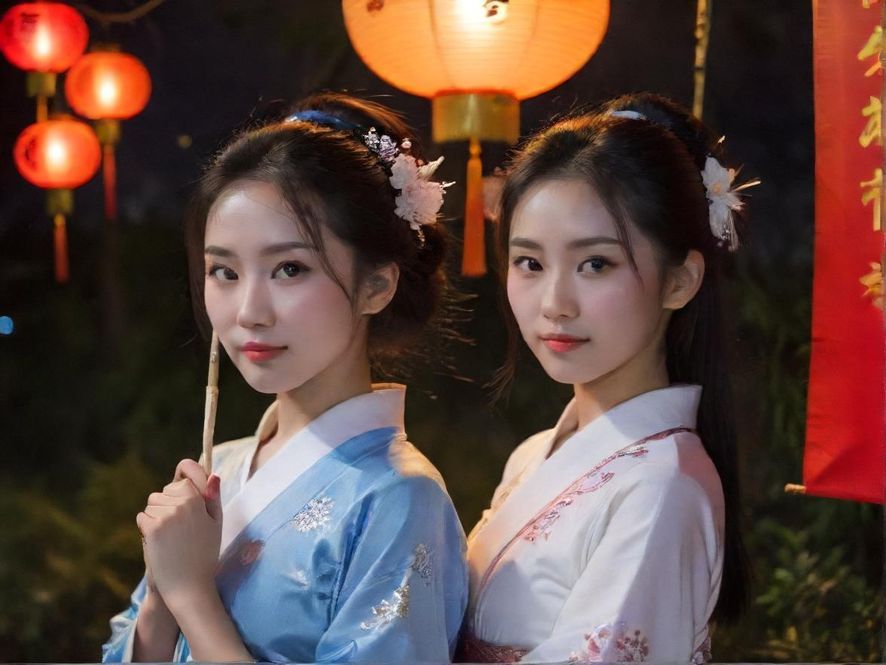 深圳一家现代设计的休闲会所入口，夜晚灯光璀璨。