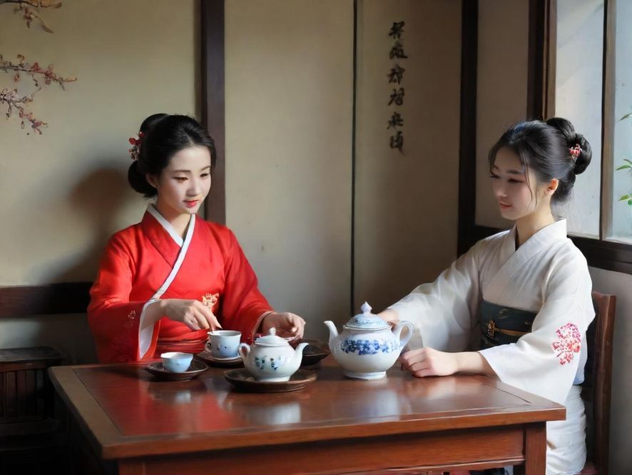 广州私密茶社的茶艺区，复古氛围令人心动