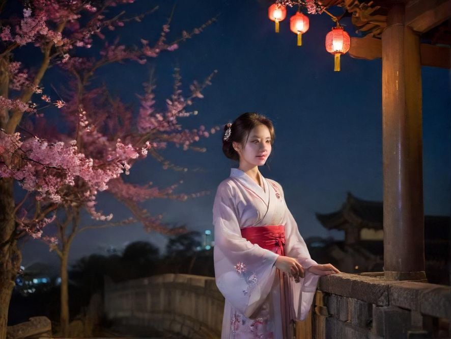 广州夜色街景